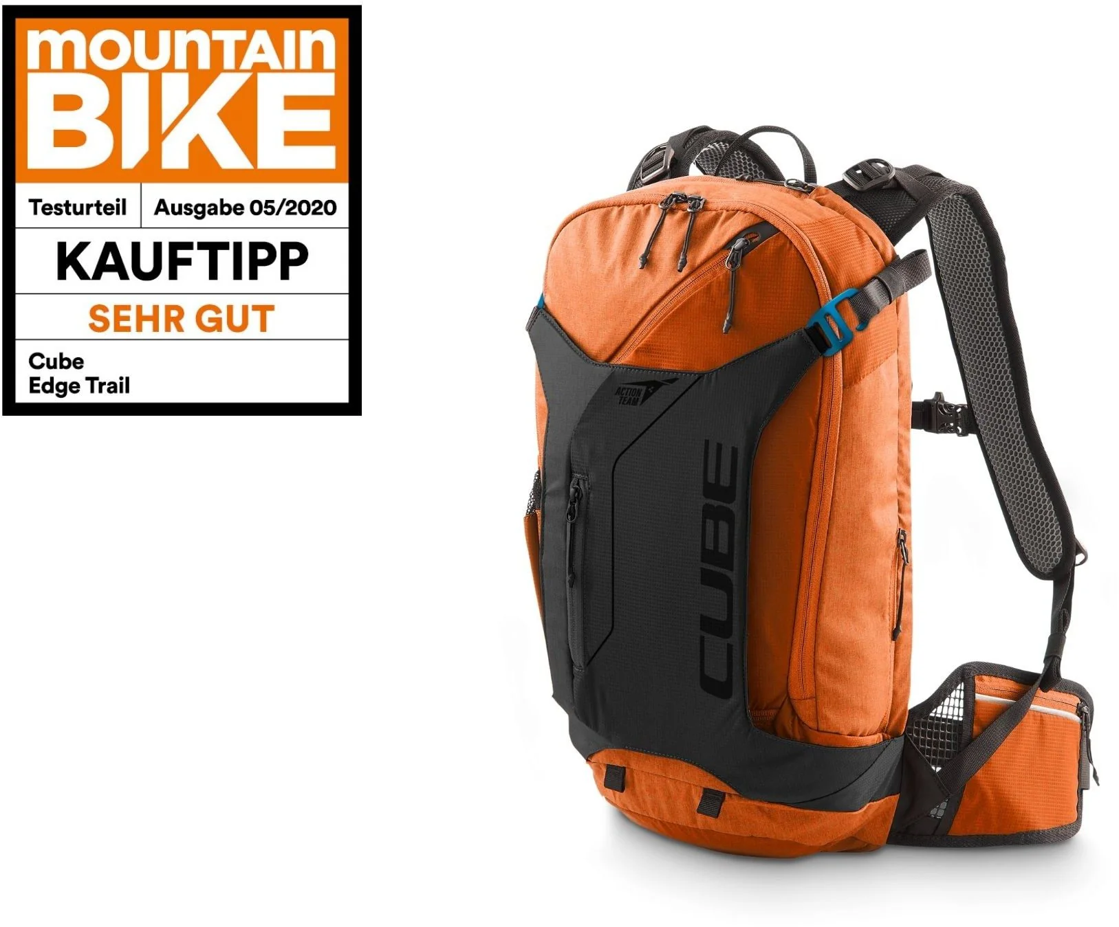 CUBE Backpack Edge Trail Blue - Image 6