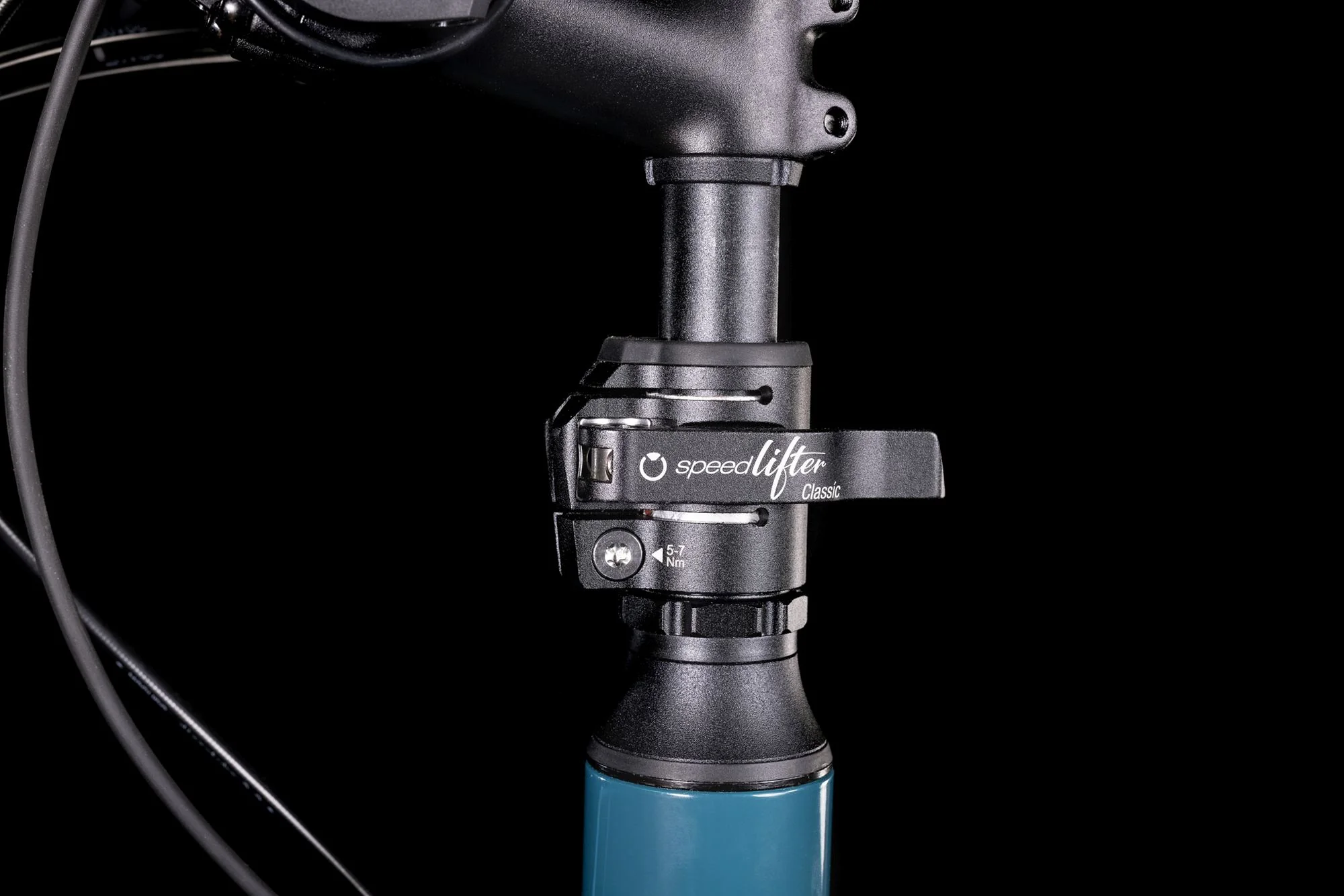CUBE Cargo Sport Dual Hybrid 1000 Blue/Lime - Image 4
